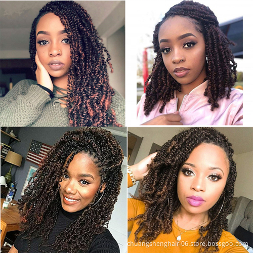 Wholesale Selling cheap crochet hair kinky cheap bomb wigs water wave twisted braiding braid crochet twists passion twist hair